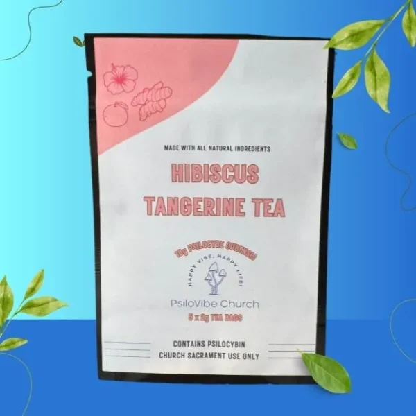 Hibiscus Tangerine Psilocybin Tea Ceremony – 2g Tea Bags